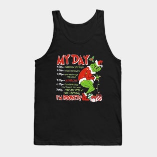 My Day Schedule I’m Booked Christmas Merry Christmas Tank Top